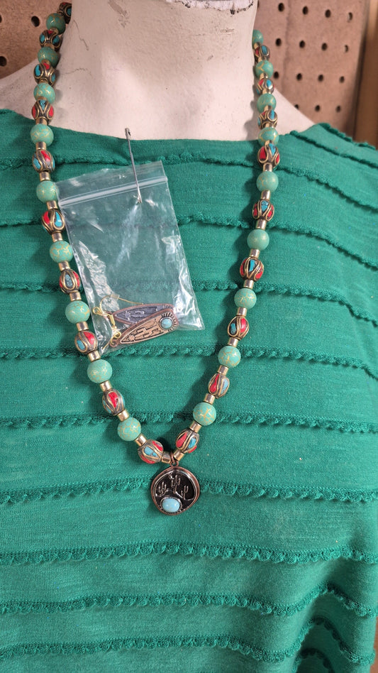 Necklace with Earrings